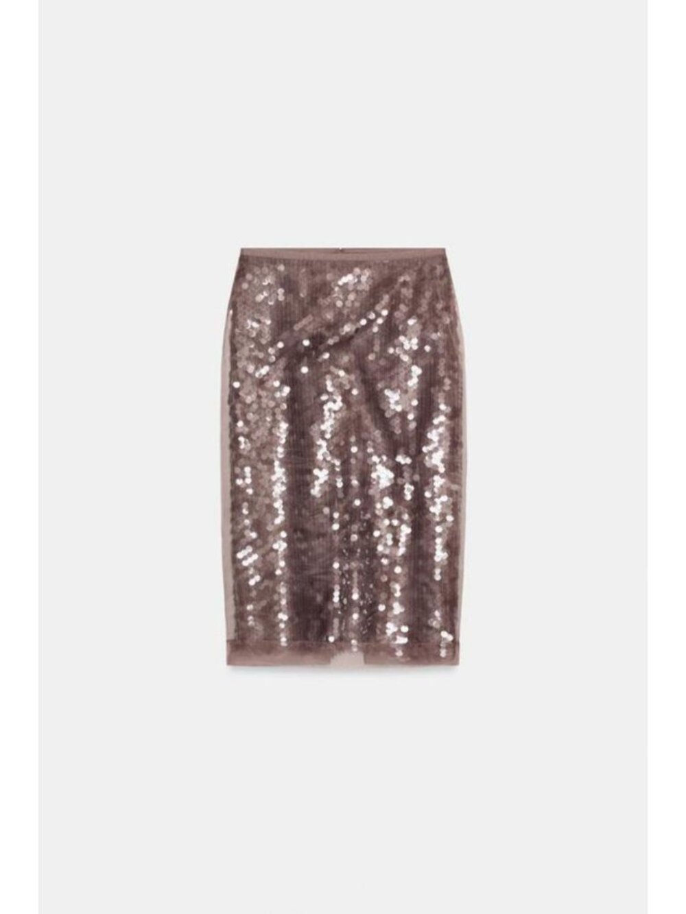 ZARA ZW COLLECTION SEQUIN MIDI SKIRT 2488/241/737